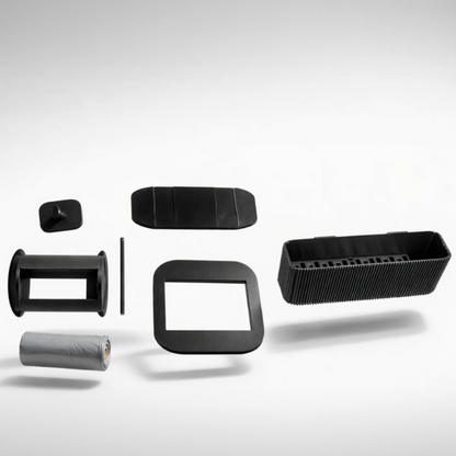 Modular and modern cat toilet, detachable organizer, bag roll holder and toilet scoop holder with a tray