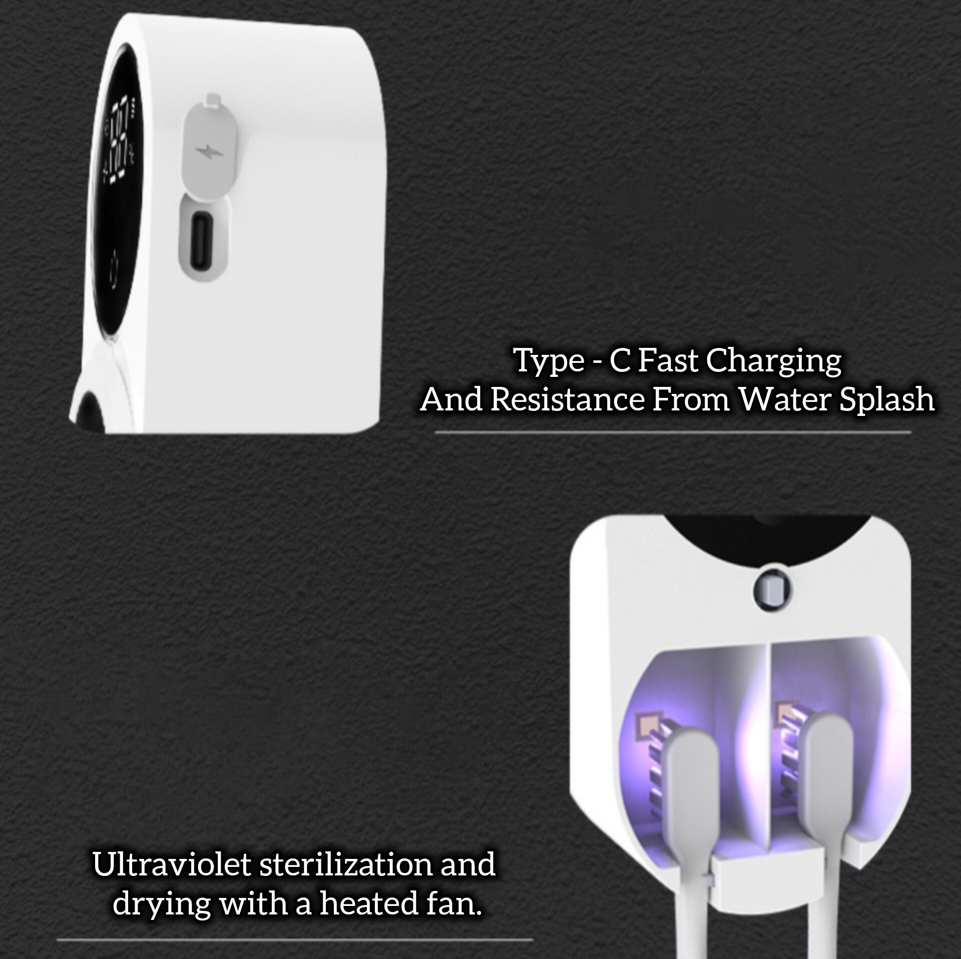 UVION™ Smart UV Toothbrush Sanitizer with Drying Function